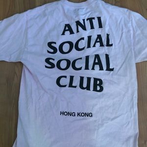 Anti social social club Hong Kong shirt